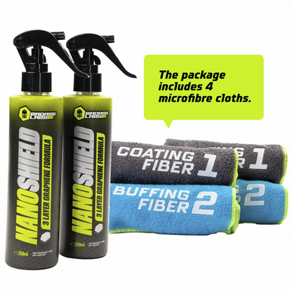 NanoShield -  Спрей с графен, керамика и силикон за полиране и защита на автомобилната боя